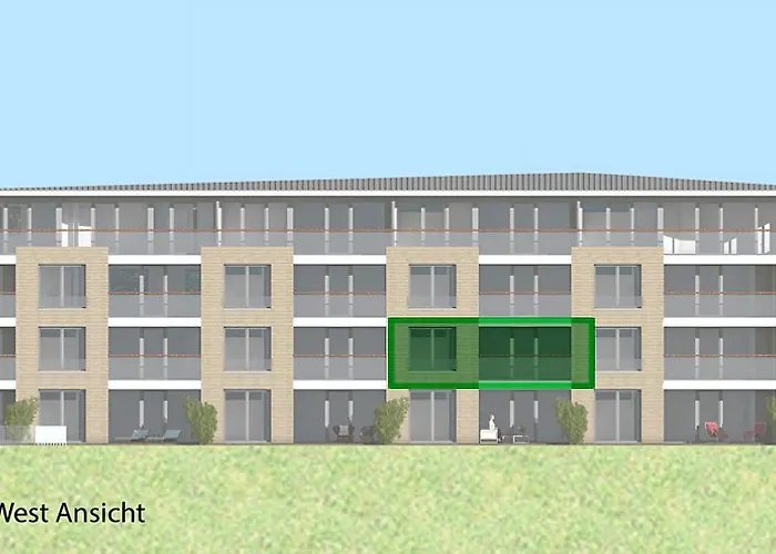 Apartementanlage Duenenblick Duenenblick Whg 10 アパート *